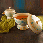 تصویر سوپ خوری لعابی سایز 20 مینت باریکو