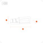 چاقو تیزکن دوکاره- باریکو