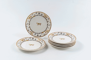 تصویر ست پیش دست 6 عددی مدل هرمس سفید باریکو